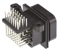 9-6437287-8 TE Connectivity, SUPERSEAL Automotive Connector Plug Through Hole 26 Way, Solder Termination
