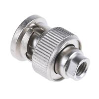 j01000a1294 Telegartner, Plug Cable Mount BNC Connector, 50Ω, Crimp Termination, Straight Body
