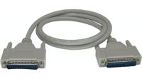 rnd-765-00038 D-sub cable, DB25, m-m 1 m 25-pin maleto