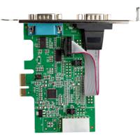 pex2s953 StarTech.com 2 Port PCIe RS232 Serial Card