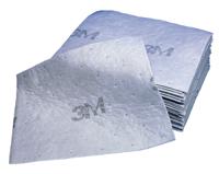 ma2002 3M Spill Absorbent Pad for Oil Use, 142 L Capacity, 100 per Pack