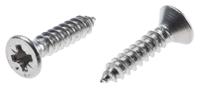 522-1369 RS PRO Plain Stainless Steel Countersunk Head Self Tapping Screw, N°8 x 3/4in Long 19mm Long