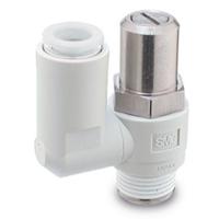 as1311f-m5-04d SMC AS Series Threaded Speed Controller, M5 Inlet Port, M5 x 0.8mm Tube Inlet Port x 4mm Tube Outlet Port