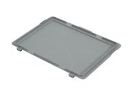 163-1898 RS PRO Grey PP Storage Box Lid, 19mm x 300mm x 400mm