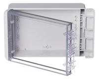 96024225-b-181306-pc-v0-g-7035 Bopla Bocube Series Light Grey Polycarbonate V0 Enclosure, IP66, IP68, IK07, Transparent Lid, 191 x 125 x 40mm