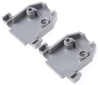 8630ch15unclf Amphenol Communications Solutions 8630CH Series Thermoplastic D Sub Backshell, 15 Way