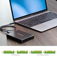 sm22bu31c3r StarTech.com M.2 SATA Hard Drive Enclosure, USB 3.1