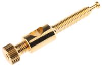 458-207 RS PRO Chassis Mount Loudspeaker Connector Plug, 1 Way, 16ABlack, Screw Down Termination