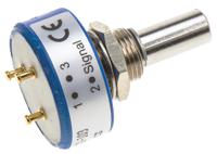 357b2103mab251s22 Vishay 357 10kΩ Rotary Potentiometer 1-Gang Panel Mount, 357B2103MAB251S22