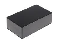 158-5312 RS PRO Black Die Cast Aluminium Enclosure, IP54, Black Lid, 152 x 82 x 49.75mm
