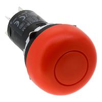 mw1b-m32r Idec Push Button Switch, Momentary, Panel Mount, DPDT, 24 → 110V, IP66