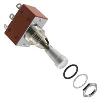 s6al NKK Switches Toggle Switch, Panel Mount, On-On, DPDT, Solder Terminal, 30 V dc, 250V ac