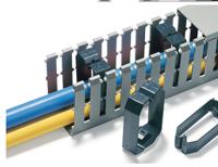 181-50460-htwd-bwr-40x60-pcabs-bk HellermannTyton PC/ABS Cable Trunking Clip, 40 x 60mm, HTWD-BWR