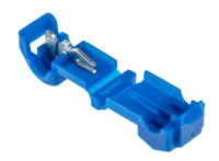 531-368 RS PRO T-Tap Wire Splice Connector, Blue, Insulated, Tin 18 → 14 AWG