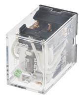 my3n-24vdc Omron Plug In Power Relay, 24V dc Coil, 5A Switching Current, 3PDT