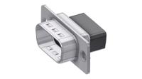 dts09px Deltron Connectors DTS09 9 Way Free Hanging D-sub Connector Plug, 2.74mm Pitch