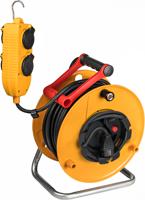 1233221 brennenstuhl 38.5m 4 Socket Type E - French Cable Reel Open Reel, 230 V, IP44