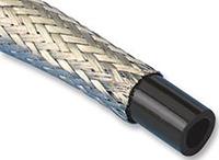 ray-103-12510 TE Connectivity Expandable Braided Nickel Plated Copper Alloy Cable Sleeve, 12.5mm Diameter, 10m Length, RayBraid Series