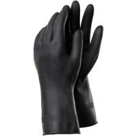 81000-85 Tegera 81000 Black Latex Work Gloves, Size 8.5