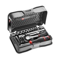 rl161-5p6u Facom 37-Piece Imperial 1/4 in Standard Socket/Bit Set with Ratchet, 6 point