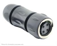 utgx6jc12e4s Souriau Sunbank by Eaton Circular Connector, 4 Contacts, Cable, Standard Connector, Plug, Female, IP68, IP69K, UTGX
