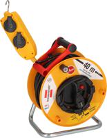 1202441 brennenstuhl 40m 4 Socket Type E - French Cable Reel Open Reel, 230 V, IP44