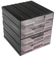 tv1000021 Terry 4 Drawer Storage Unit, Plastic, 208mm x 208mm x 222mm