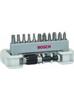 2608522129 Bosch 11-Piece Masonry Drill Bit, Metal Drill Bit, Wood Drill Bit Set for Multi-Material, 25mm Max, 25mm Min, High
