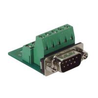 dgb9mt1 L-Com DGB 9 Way Screw D-sub Connector Plug, with Jack Screw