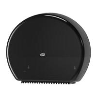554008 Tork Black Plastic Toilet Roll Dispenser, 133mm x 360mm x 437mm