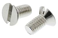 482-9445 RS PRO Slot M6 Countersunk Brass Machine Screws DIN 963 x 12.0mm
