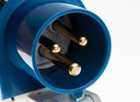 847 MENNEKES, PowerTOP IP44 Blue Wall Mount 3P Right Angle Industrial Power Socket, Rated At 16A, 230 V