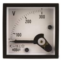 d48mis300v2-001 HOBUT Analogue Voltmeter AC, 45 x 45 mm