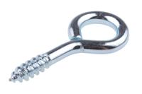 884-2489 RS PRO Steel, Screw Eye Hook, 65mm, 14mm