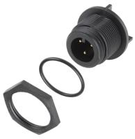 px041303ppc Bulgin Circular Connector, 3 Contacts, Surface, Miniature Connector, Plug, Male, IP68, Buccaneer 400 Series
