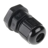 5311120053119100 Lapp SKINTOP Series Black Polyamide Cable Gland, M12 Thread, 3.5mm min., 7mm max., IP66, IP68, IP69K