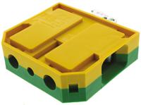 0354760000 Weidmuller 2-Way EK 35 Earth Terminal Block, 6 → 2 AWG Wire, Screw Down, Nylon Housing, ATEX