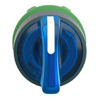 zb5ak1363 Schneider Electric Harmony XB5 Series 3 Position Selector Switch Head, 22mm Cutout, Blue Handle