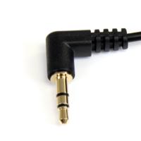 mu1mms2ra StarTech.com Male 3.5mm Stereo Jack to Male 3.5mm Stereo Jack Aux Cable, Black, 300mm MU1MMS2RA