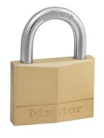 150eurd Master Lock Padlock Brass Padlock, 7mm Shackle, 50mm Body