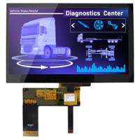 nhd-70-800480af-lsxp-ctp NEWHAVEN DISPLAY INTERNATIONAL NHD-7.0-800480AF-LSXP-CTP TFT LCD Display Module / Touch Screen, 7in WVGA, 800 x
