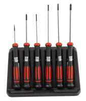 125-3107 RS PRO Pozidriv; Slotted Precision Screwdriver Set, 6-Piece