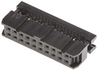 t812120a100ceu Amphenol Communications Solutions 20-Way IDC Connector Socket for Cable Mount, 2-Row