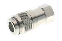 176-1911 RS PRO Nickel Plated Brass Female Quick Air Coupling, G 3/8 Female Threaded