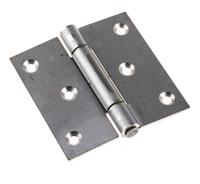52-1-3614 Pinet Stainless Steel Butt Hinge, Screw Fixing, 70mm x 70mm x 2mm