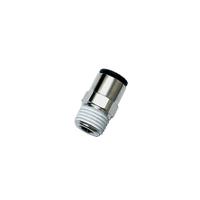 3175-06-11 Legris Brass Pipe Fitting, Straight Push Fit Compression Olive, Male 1/8in 6mm