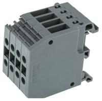 1sna115408r2500 Entrelec Distribution Block, 4 Way, 4mm², 32A, 800 V, Grey