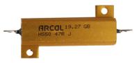 hs50-47r-j Arcol, 47Ω 50W Wire Wound Chassis Mount Resistor HS50 47R J ±5%