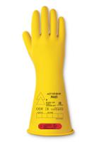 rig014y100 Ansell RIG014Y Yellow Latex Electrical Insulating Gloves, Size 10, Latex Coating