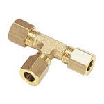 0104-14-00 Legris 0104 Series Tee Tube-to-Tube Adaptor Push In 14 mm, Push In 14 mm to Push In 14 mm, Tube-to-Tube Connection Style